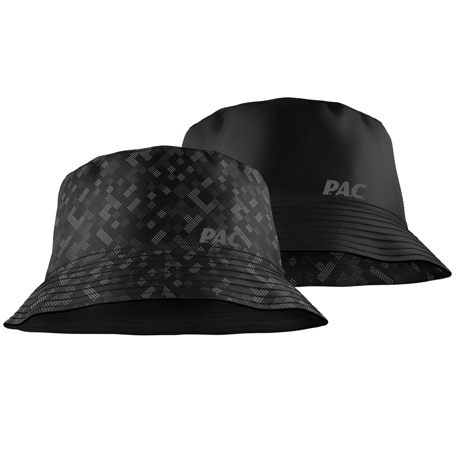 klobúk P.A.C. Ledras Bucket Hat Black AOP
